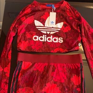 Adidas skirt and top suit